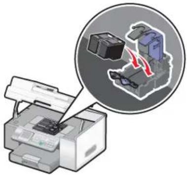 LEXMARK X9300 - Inktcartridges installeren - 3