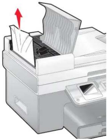 LEXMARK X9300 - Papier vastgelopen in de automatische documentinvoer (ADI) - 2