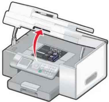 LEXMARK X9300 - Gebruikte inktcartridge verwijderen - 1