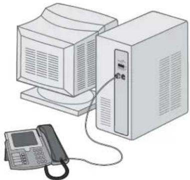LEXMARK X9300 - Aansluiten op een computer met een modem - 3