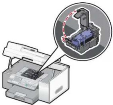 LEXMARK X9300 - Gebruikte inktcartridge verwijderen - 2