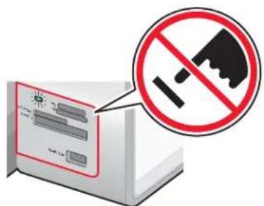 LEXMARK X9300 - Geheugenkaart in de printer plaatsen - 2