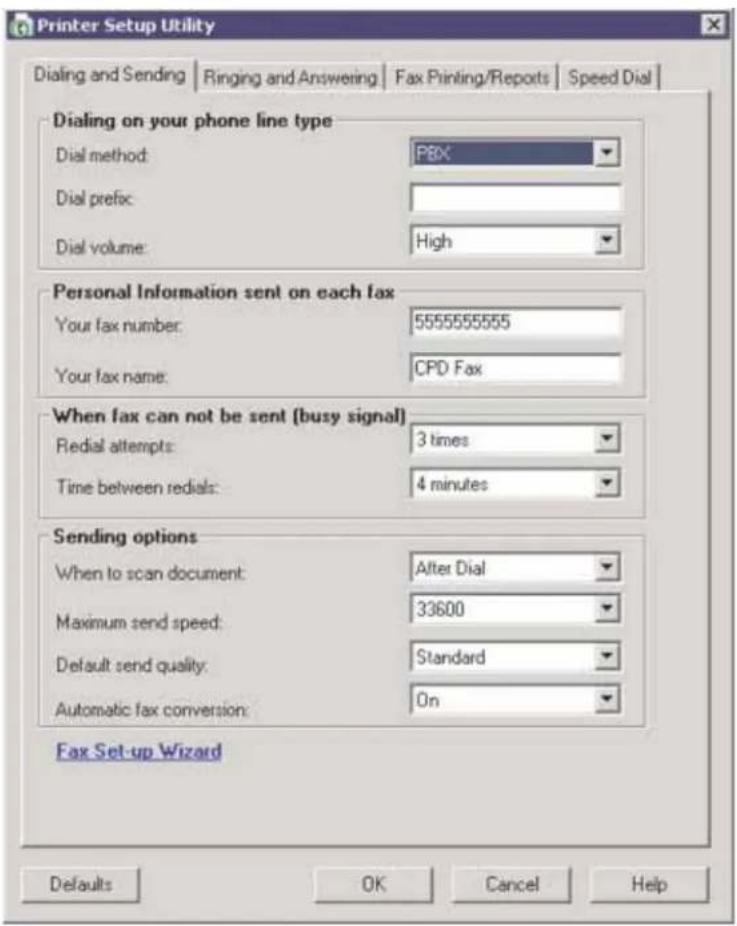LEXMARK X9300 - Instellingen aanpassen met het Faxconfiguratieprogramma - 1