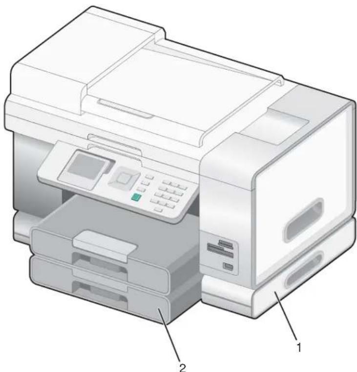 LEXMARK X9300 - Display aanpassen voor betere weergave - 2