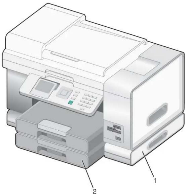 LEXMARK X9300 - Onderdelen van de printer - 3