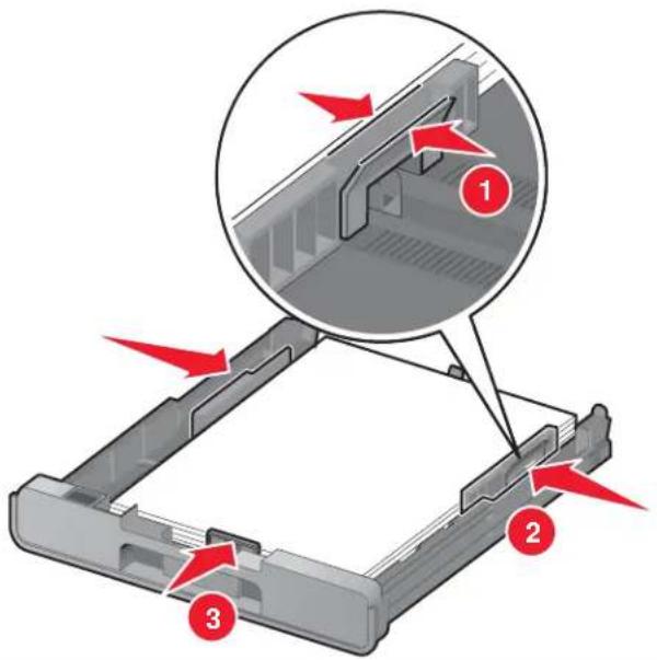 LEXMARK X9300 - Papier of speciaal papier wordt verkeerd ingevoerd - 1