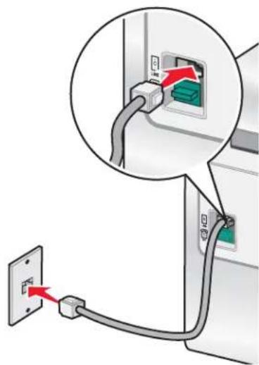 LEXMARK X9300 - Aansluiten op een antwoordapparaat - 1