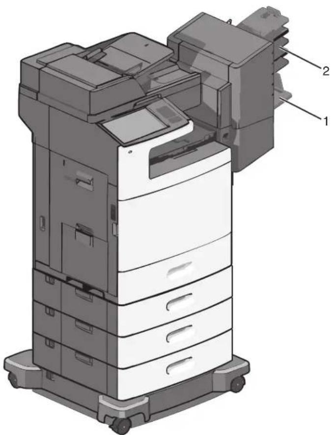 LEXMARK X790 - Ondersteunde afwerkfuncties - 1