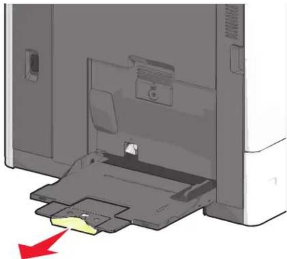 LEXMARK X790 - De universeellader vullen - 2
