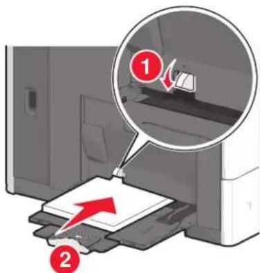 LEXMARK X790 - De universeellader vullen - 5