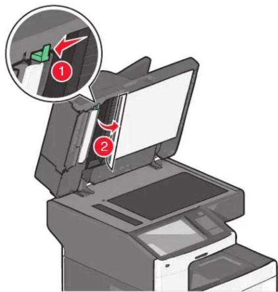 LEXMARK X790 - Glasplaat reinigen - 1