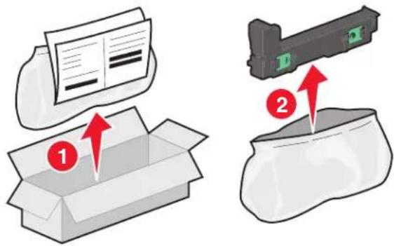 LEXMARK X790 - Toneroverloopfles vervangen - 1