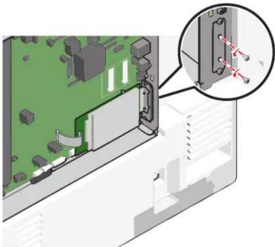 LEXMARK X790 - Vaste schijf van de printer installeren - 3