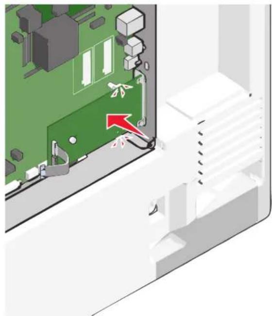 LEXMARK X790 - Internal Solutions Port installeren - 6