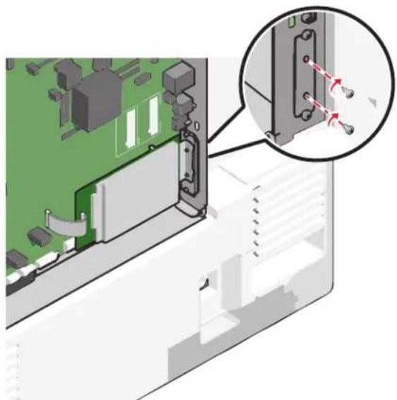 LEXMARK X790 - Vaste schijf van de printer installeren - 7