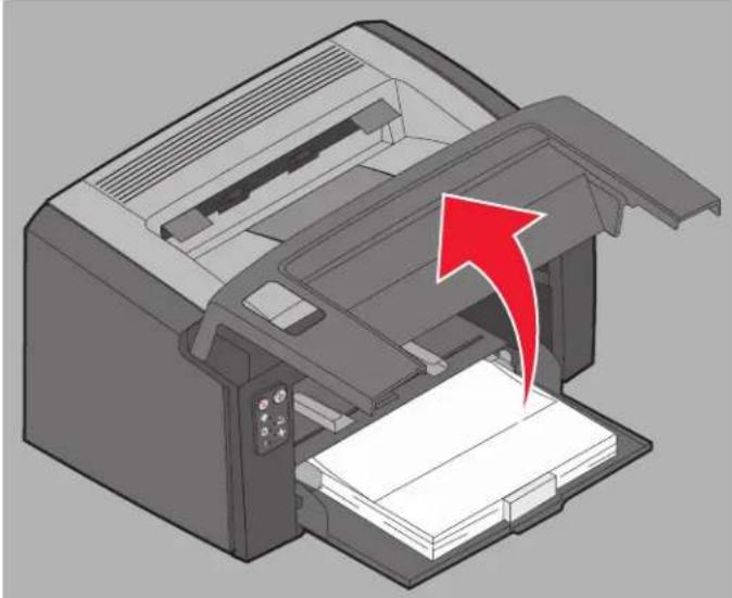 LEXMARK X7300 - Vastgelopen papier verwijderen - 5
