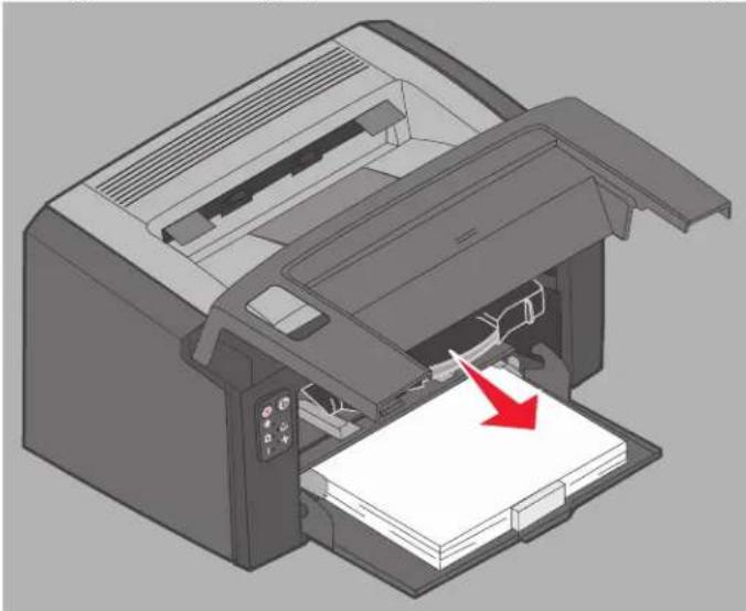 LEXMARK X7300 - De tonercartridge vervangen - 2