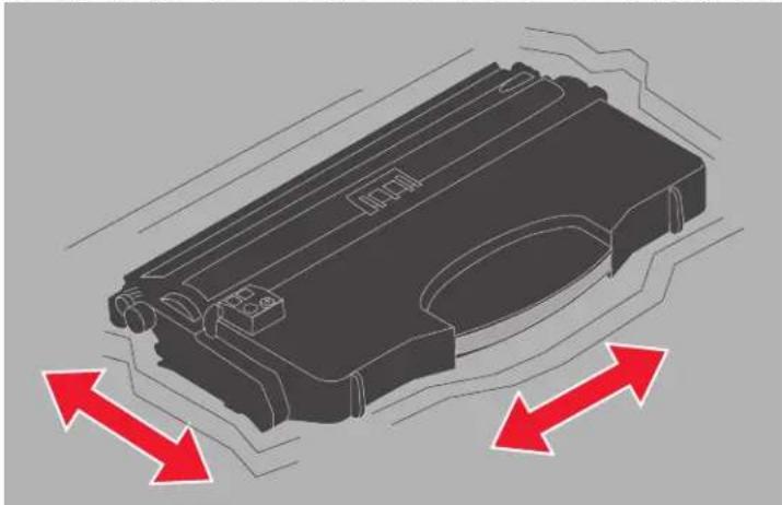 LEXMARK X7300 - De tonercartridge vervangen - 4