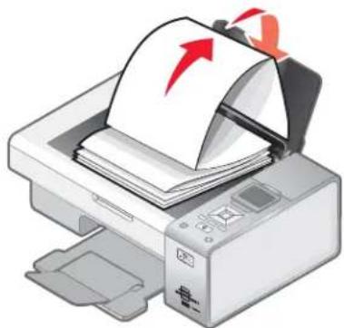 LEXMARK X4800 - Bannerpapier in de printer plaatsen - 1