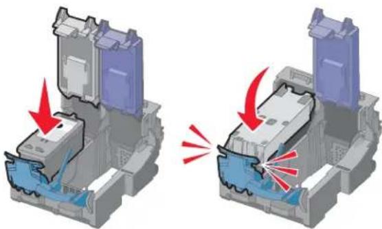 LEXMARK X4800 - Inktcartridges installeren - 4