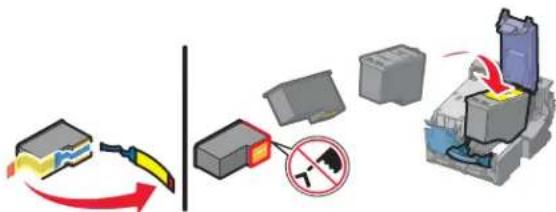 LEXMARK X4800 - Inktcartridges installeren - 5