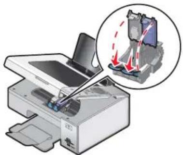 LEXMARK X4800 - Inktcartridges installeren - 2