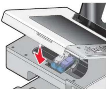 LEXMARK X4800 - Inktcartridges installeren - 7