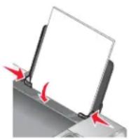 LEXMARK X4800 - Papier in de printer plaatsen - 1