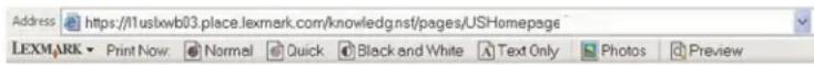 LEXMARK X4800 - Webpagina afdrukken - 1