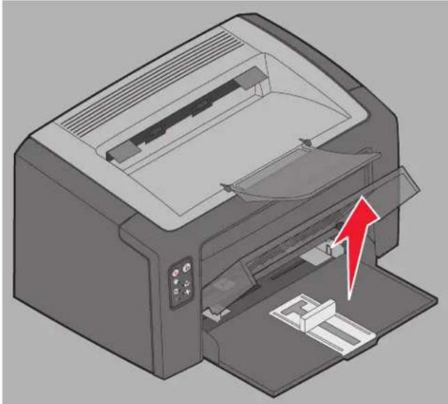 LEXMARK X2400 - Afdrukmateriaal in lade 1 plaatsen - 2