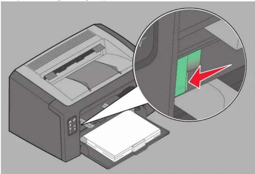 LEXMARK X2400 - Vastgelopen papier verwijderen - 4