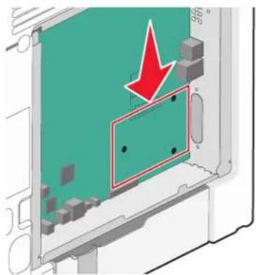 LEXMARK X734 - Vaste schijf van printer installeren - 2