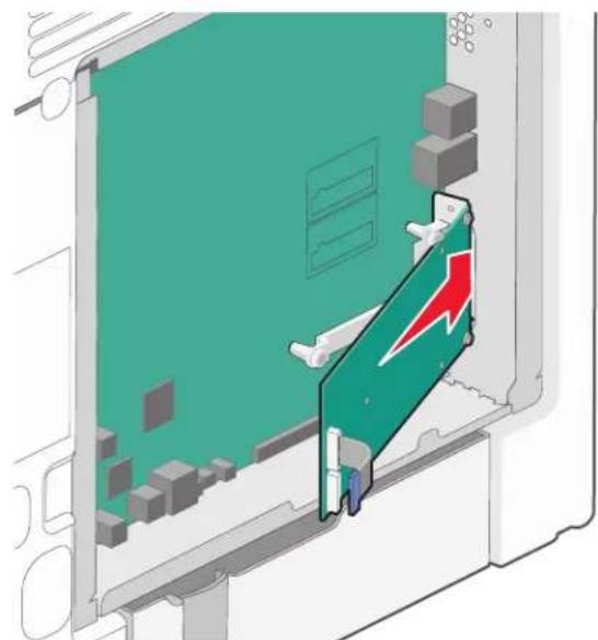 LEXMARK X734 - Een Internal Solutions Port installeren - 9
