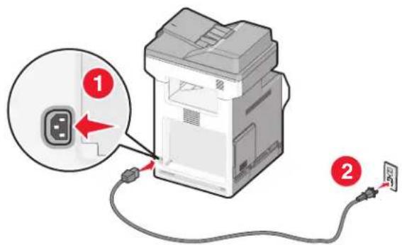 LEXMARK X734 - Configuratie van de printer voorbereiden - 1