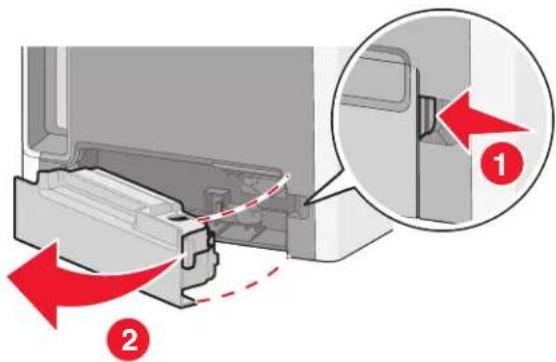 LEXMARK X734 - Toneroverloopbak vervangen - 2