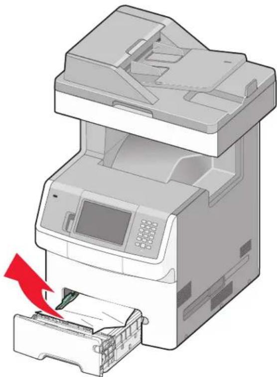 LEXMARK X734 - Papier vast in lade 1 - 1