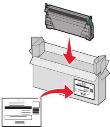 LEXMARK X734 - Een tonercartridge vervangen - 6
