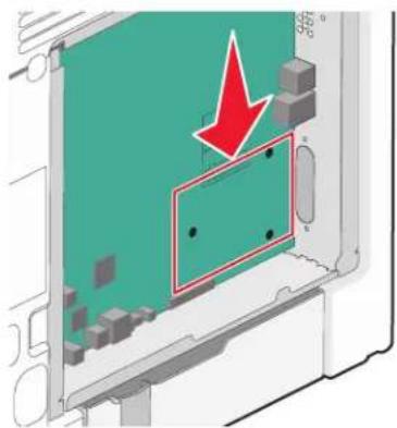 LEXMARK X734 - Een Internal Solutions Port installeren - 2