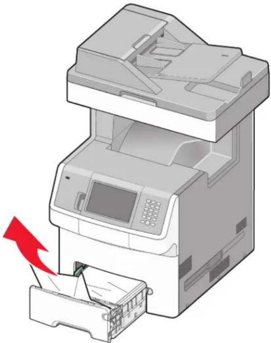 LEXMARK X734 - Papier vast voor lade 1 - 1