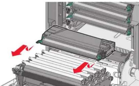 LEXMARK X734 - Een tonercartridge vervangen - 2