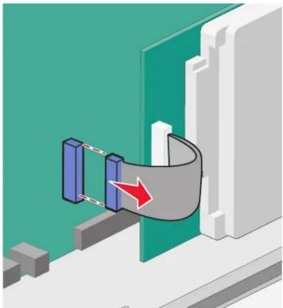 LEXMARK X734 - Een Internal Solutions Port installeren - 3