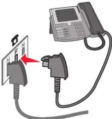 LEXMARK X734 - Aansluiten op een telefoonwandcontactdoos in Duitsland - 3