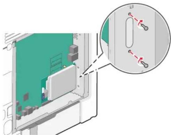 LEXMARK X734 - Vaste schijf van printer installeren - 7
