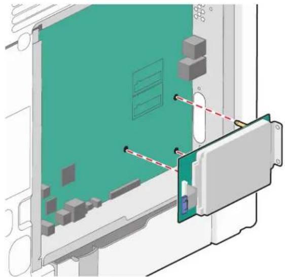 LEXMARK X734 - Vaste schijf van printer installeren - 6