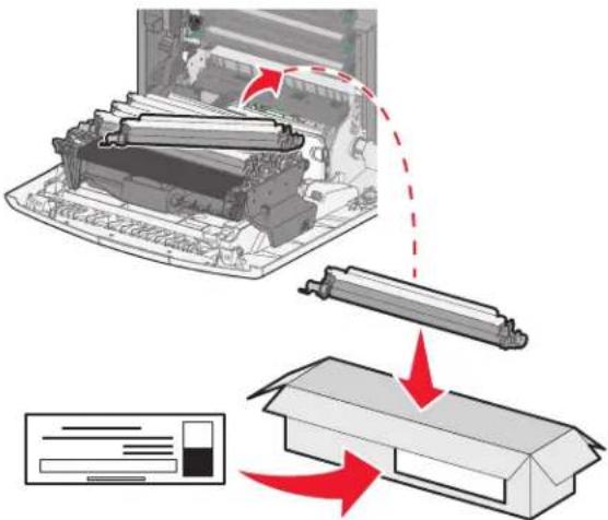 LEXMARK X734 - Een fotoconductor vervangen - 6