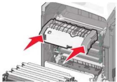 LEXMARK X734 - Papier vast achter het verhittingsstation - 4