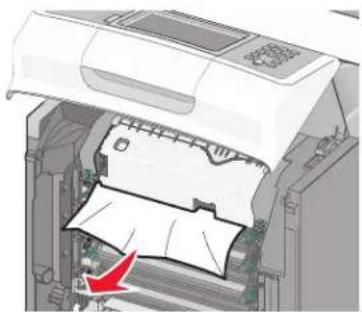LEXMARK X734 - Papier vast onder het verhittingsstation - 2