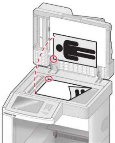 LEXMARK X652 - ADF Glasplaat - 2