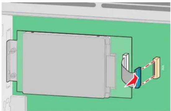 LEXMARK X652 - Vaste schijf van printer installeren - 9