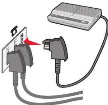 LEXMARK X652 - De printer rechtstreeks op een telefoonwandcontactdoos aansluiten (Duitsland) - 4